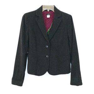 NWOT J. Crew Wool Pinstripe Blazer